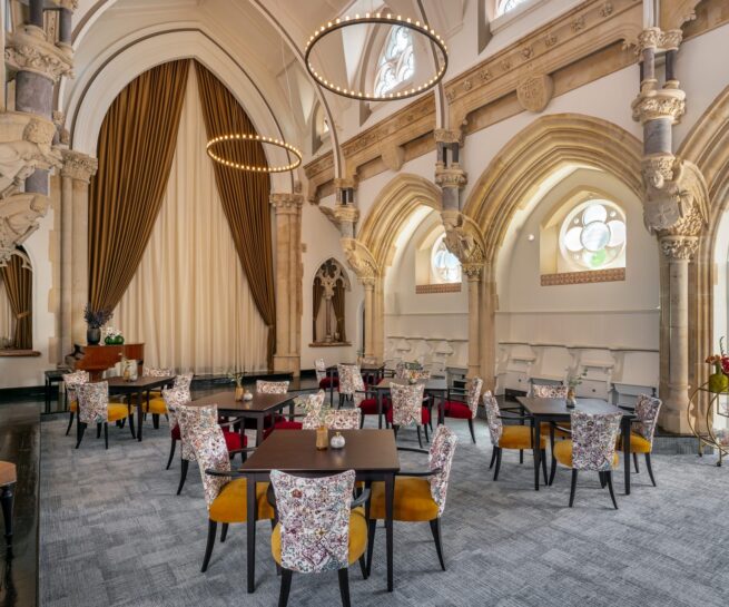 Interior design by Park Grove Design at The Priory Retirement Village, Abbotskerswell