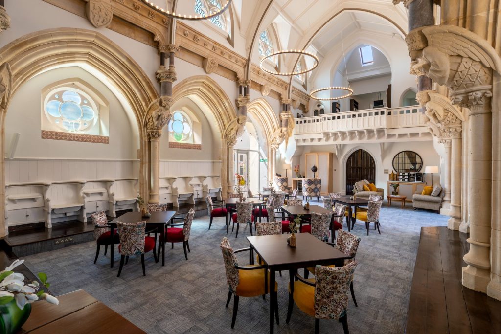 Interior design by Park Grove Design at The Priory Retirement Village, Abbotskerswell