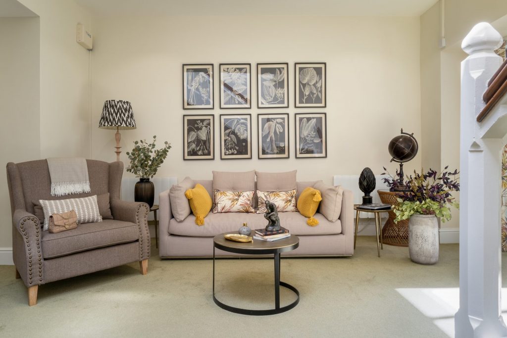 Interior design by Park Grove Design at The Priory Retirement Village, Abbotskerswell