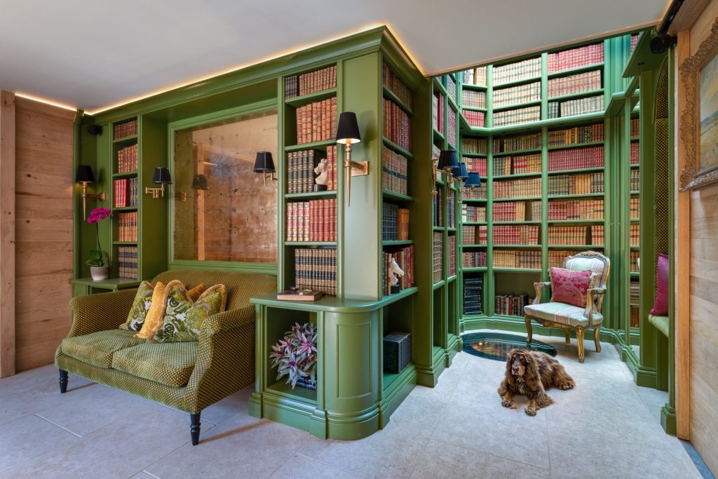 The Library at Bittescombe Lodge & Deer Park