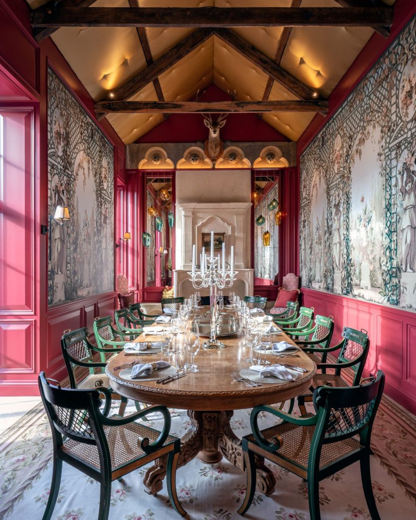dining room at Bittescombe Lodge & Deer Park