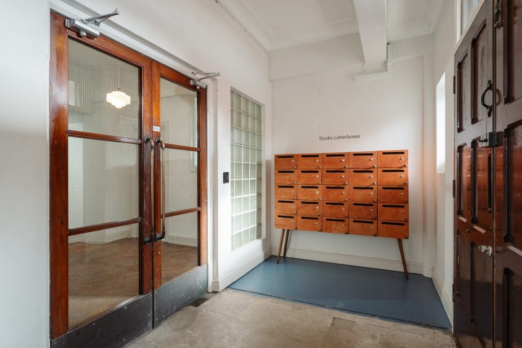 Commercial interior architectural photography for work spaces and artist studios at Light Studios in Plymouth by Eat Work Art