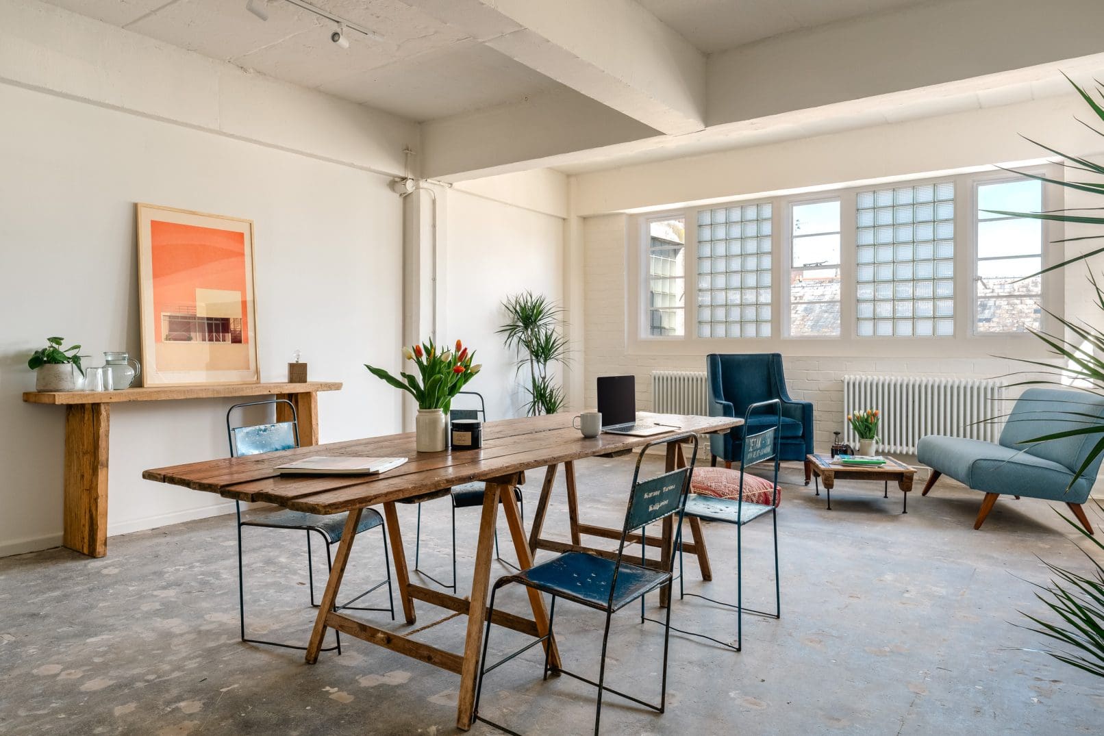 Commercial and Architectural Interior Photography at Alma Yard, a historic site in Plymouth's East End, now offers flexible workspaces and studios for creative professionals.