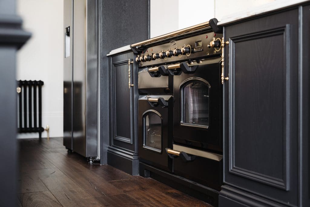Commercial and Architectural Interior Kitchen Photography for Wisteria Kitchens fitted in a stunning manor house in Torquay.
