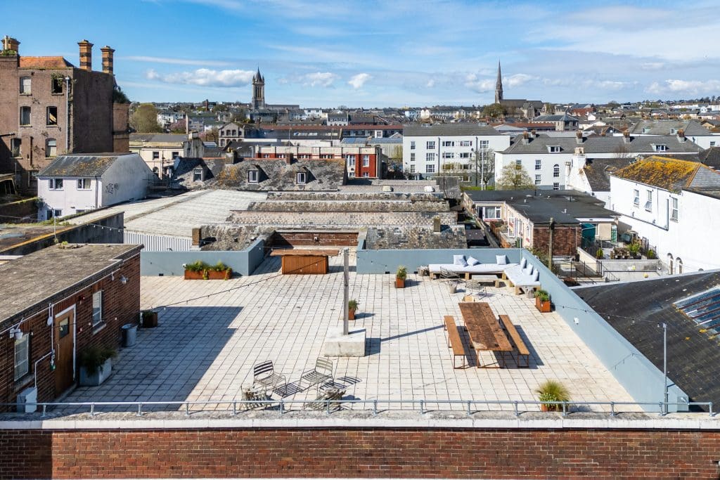 light studios roof in plymouth