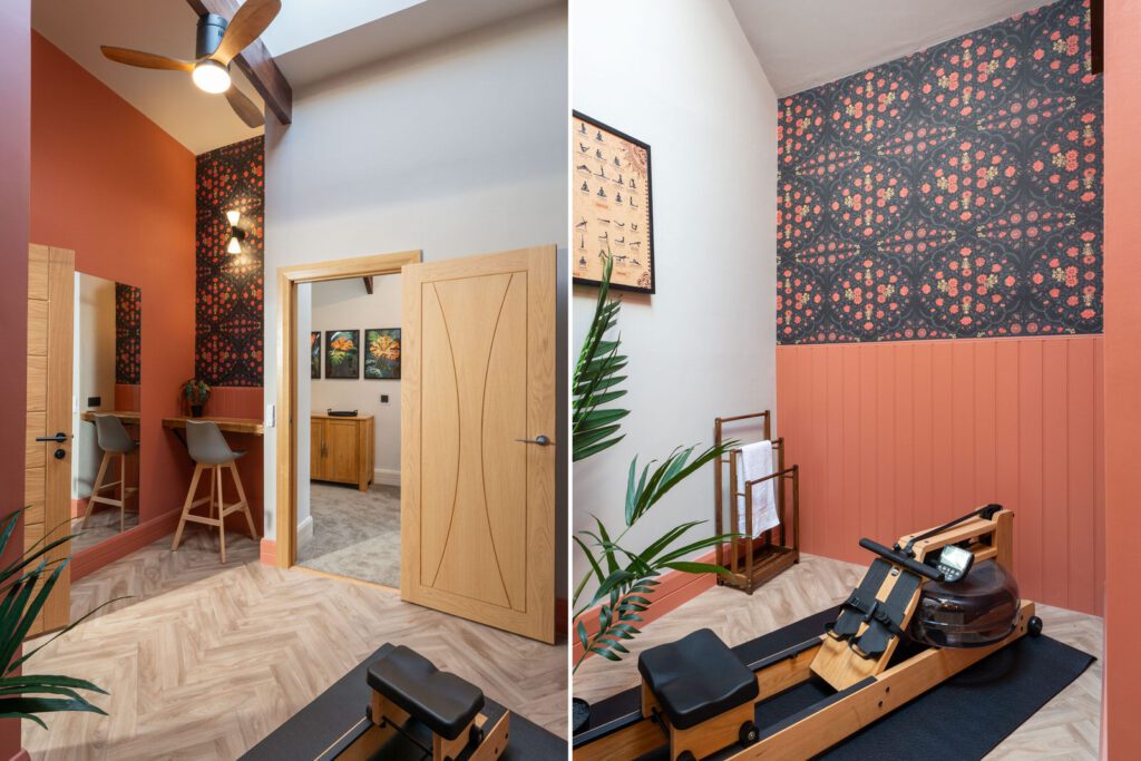 Woodpeckers is an Eco-friendly Devon holiday barn with luxury, accessibility, and tranquil, inviting spaces photographed by Sue Vaughton