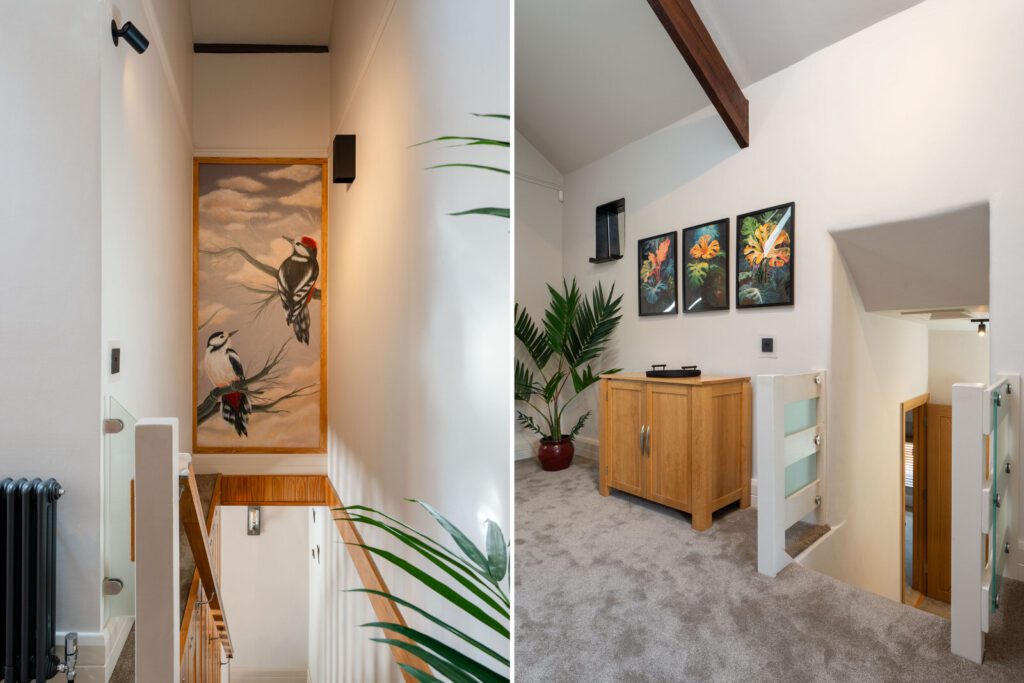 Woodpeckers is an Eco-friendly Devon holiday barn with luxury, accessibility, and tranquil, inviting spaces photographed by Sue Vaughton