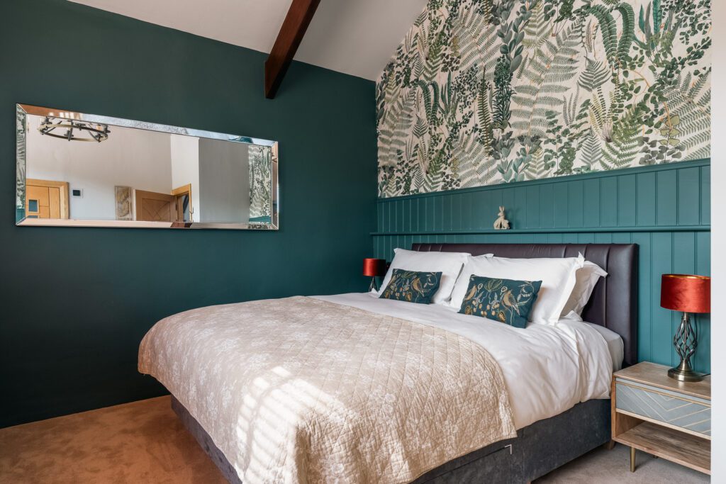 Woodpeckers is an Eco-friendly Devon holiday barn with luxury, accessibility, and tranquil, inviting spaces photographed by Sue Vaughton