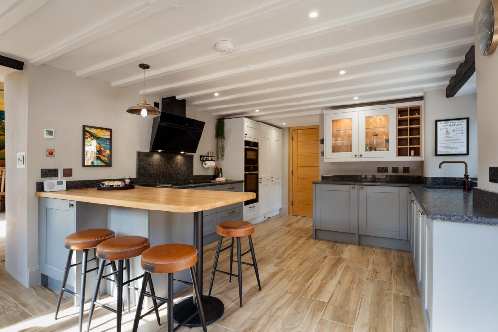 Woodpeckers is an Eco-friendly Devon holiday barn with luxury, accessibility, and tranquil, inviting spaces photographed by Sue Vaughton