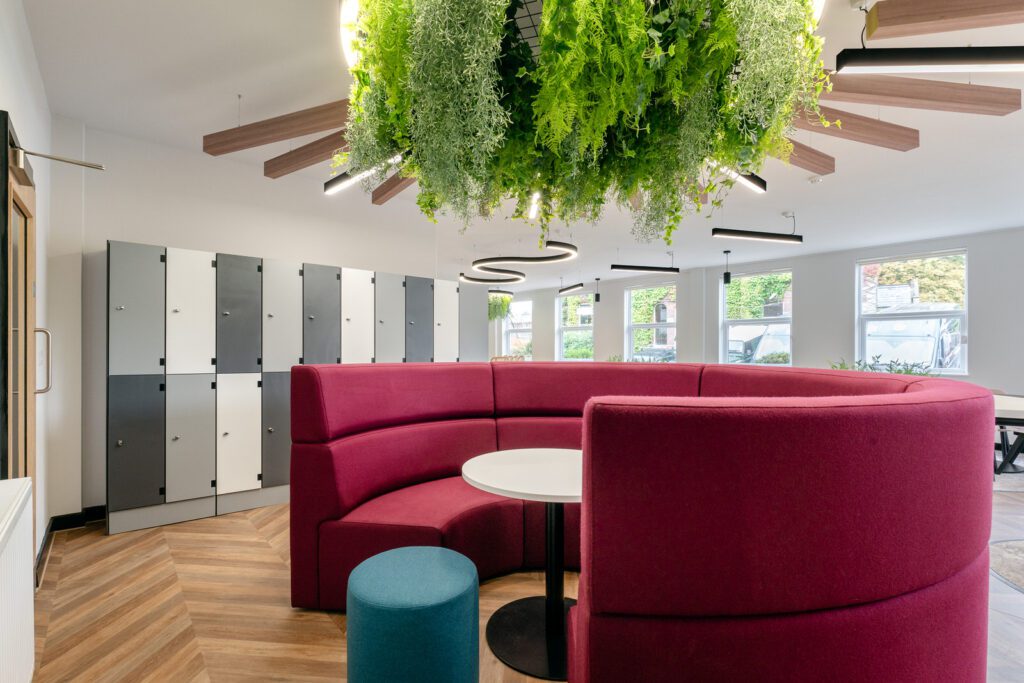 Taskspace Interior Design of The Maynards School Sixth Form and photographed by Sue Vaughton Photography