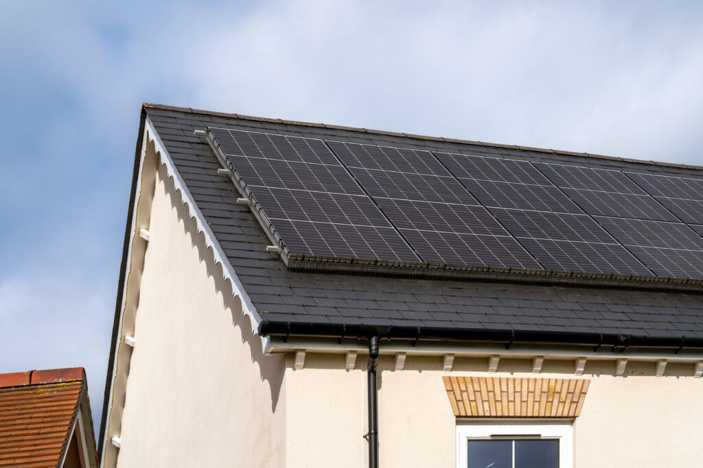 Forest Solar & Electrical Services – aerial and architectural ground photography of commercial and industrial electrical service installations by Sue Vaughton